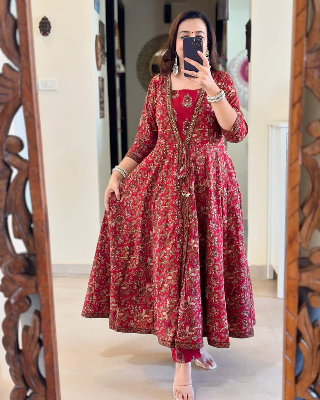 Stylish Straight Kurti With Pant And Dupatta Set